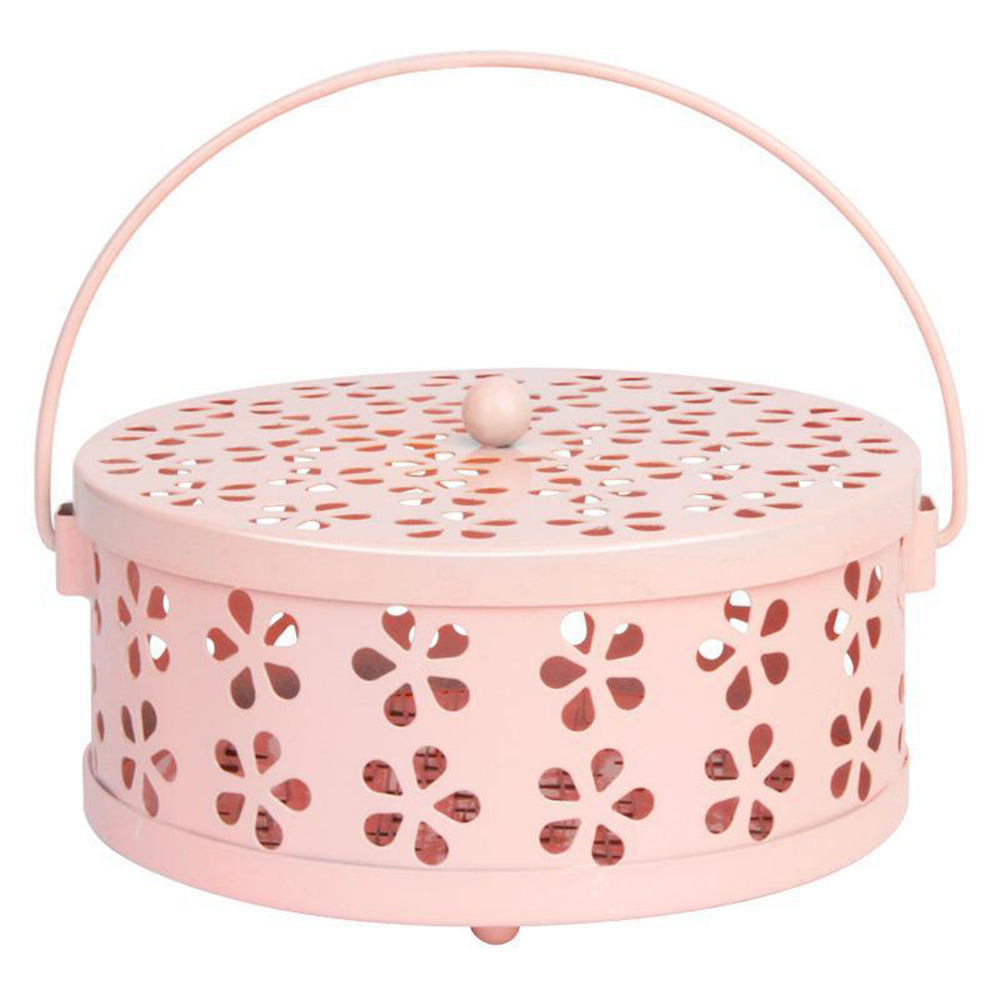 AOTU Camping Iron Mosquito Incense Coil Holder Box with Lid for Home AOTU Camping Iron Mosquito Incense Coil Holder Box with Lid for Home